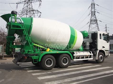 Concrete Agitator Truck Equipped With Good Chassis And Mixer Drum