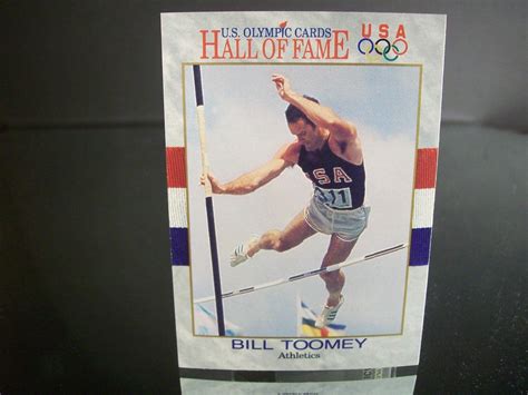 Rare Bill Toomey U S Olympic Impel Card Hall Of Fame