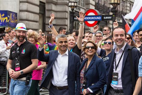 Sadiq Khan Mayor Of London At Head Of Pride Parade J Flickr