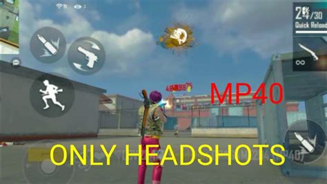 Only Headshots In Training Ground Mp40 Others Youtube