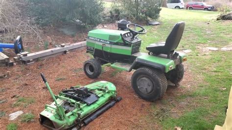 Getting A Lawn Tractor Ready To Mow Deutz Allis 1918 YouTube