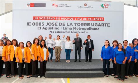 Entregamos Las Dos Primeras Escuelas Bicentenario En El Agustino Y