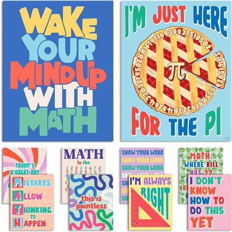 Sando Math Posters For Elementary School Math Classroom Decor Classroom Posters For Math