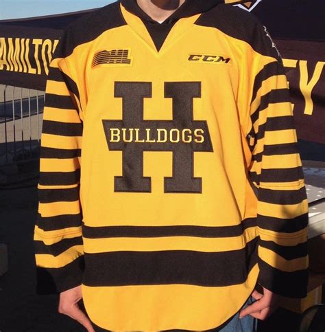 A look at the Hamilton Bulldogs (OHL) new alternate. : hockeyjerseys