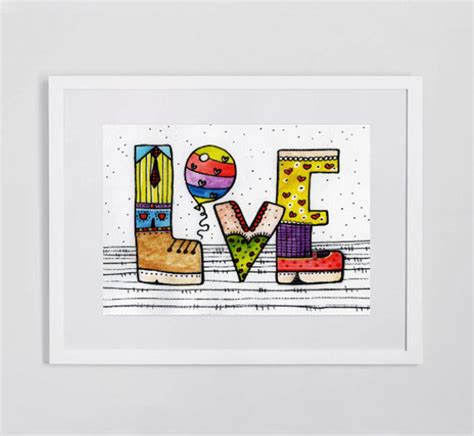 LOVE Printable Nursery Art Kids Decor INSTANT DOWNLOAD - Etsy