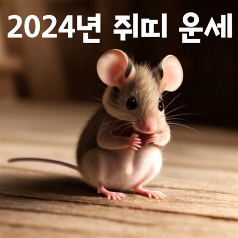 새로운 출발의 시작 2024년 쥐띠 월 별 운세1월~12월 운세