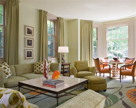 Houzz | Green Living Room Design Ideas & Remodel Pictures