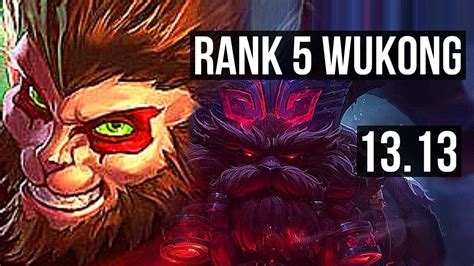 Wukong Vs Ornn Top Rank 5 Wukong 510 Tr Grandmaster 1313