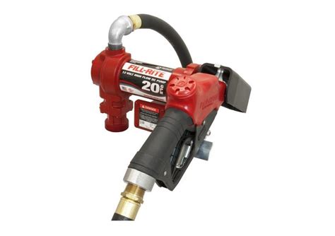 Fill Rite® 12v Dc 20 Gpm Fuel Transfer Pump With Nozzle Fr4210gb