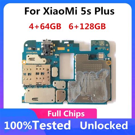 100 Original Unlocked MainBoard For Xiaomi Mi 5S Plus Motherboard 4