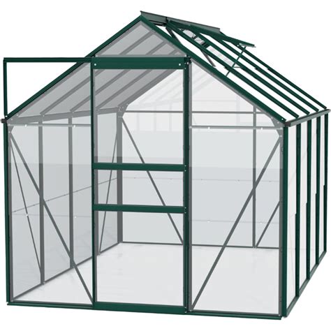 Vitavia Venus 5000 Green Aluminium Frame 6 X 8ft Horticultural Glass