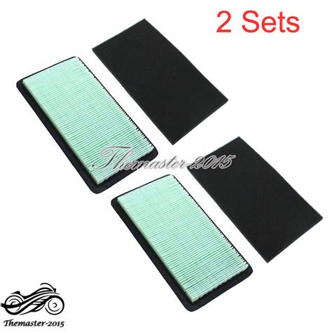 2x Air Filter For Honda 17218 Z0A 000 17218 Z0A 810 GCV520U EU7000iSN