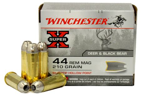 Shop Winchester 44 Magnum 210 Gr Silvertip Hollow Point JHP Super X 20