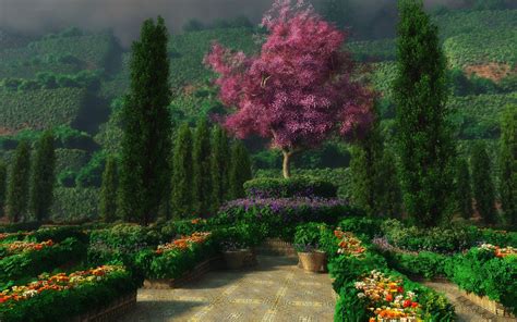 3d Wallpaper Nature Garden- WallpaperUse