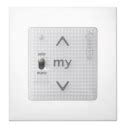 Somfy Smoove Uno Io Compatible White Frame