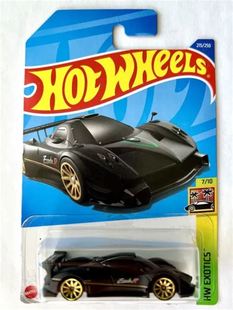 Hot Wheels Pagani Zonda R Hw Exotics Black Gold Picclick Uk