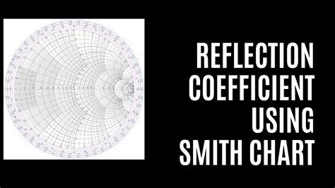 How To Find Reflection Coefficient Using Smith Chart Youtube