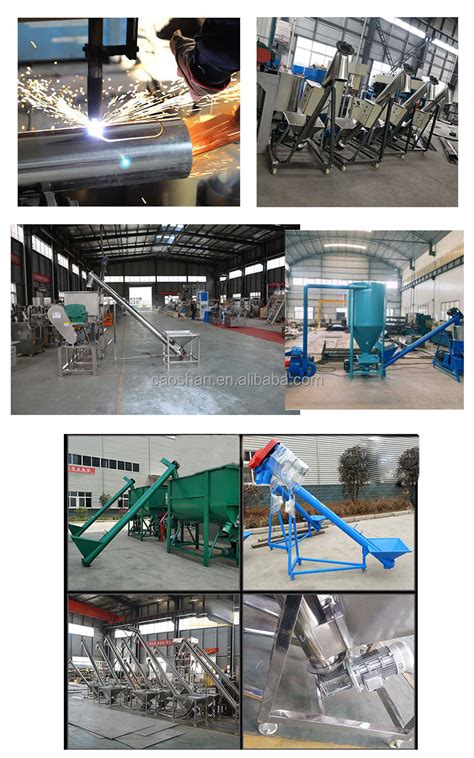 Grain Suction Machine Flexible Screw Conveyor Spiral Elevator Feed Mill