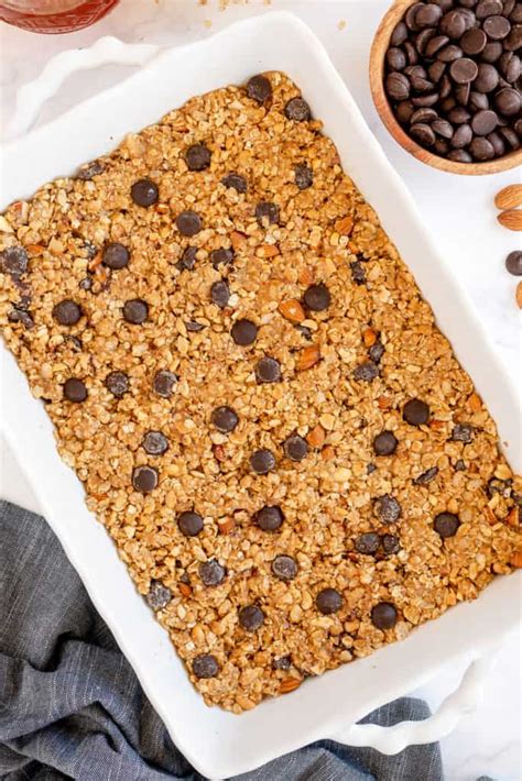 No Bake Granola Bars Easy To Customize Valeries Kitchen