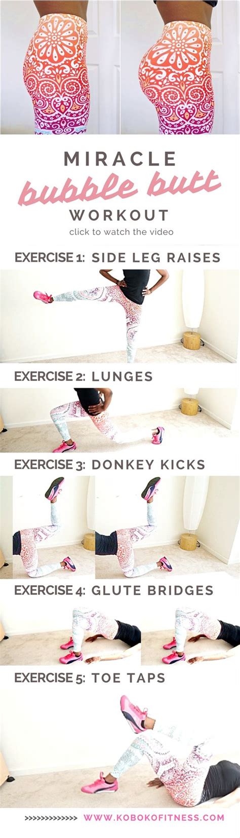 50 Intense Booty Workouts That Will Give You A Bigger Firmer Butt