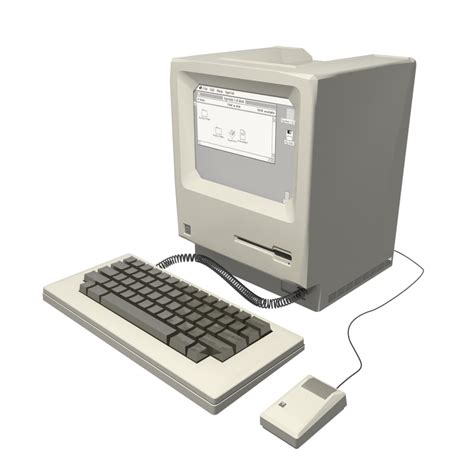 3d model of old computer