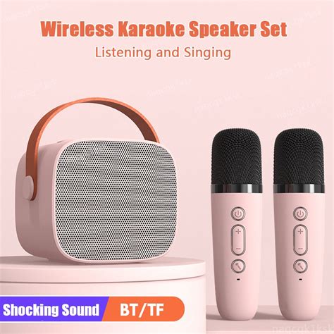 K12 Wireless Bluetooth Speaker With Mic Mini Portable Karaoke Speaker