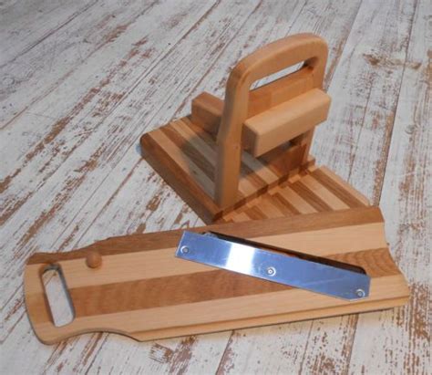 Wooden Salami Slicer Guillotine Meat Sausage Slicer Oak And Beech Wood