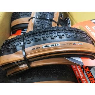 Maxxis Rambler 700X40C Tubeless Ready/EXO Skinwall/Tanwall Gravel Tire ...