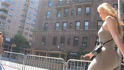 Bouncy Beige Dress Blonde Pawg Forum