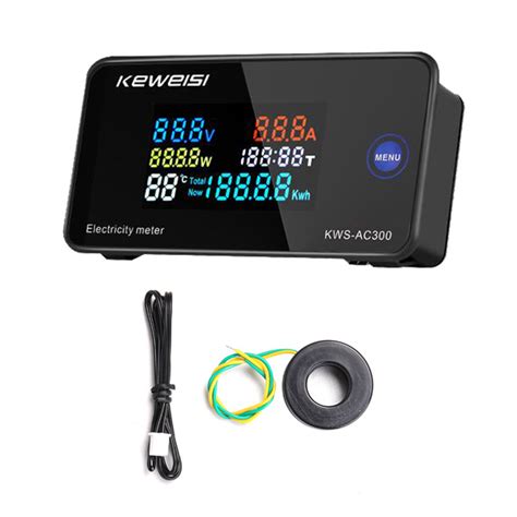 AC50-300V Цифровой вольтметр Амперметр Мощность Ток Напряжение ...