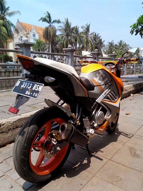 Modifikasi New Vixion Sederhana Dan Simpel Foto Modifikasi Vixion