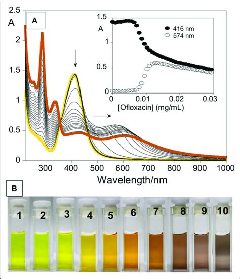 A Spectrophotometric Titration Of AgNPs With Increasing Amounts Of