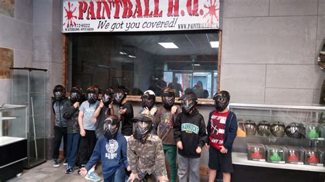 Kids Birthday Parties - Paintball HQ - Kitchener | Waterloo |Cambridge ...