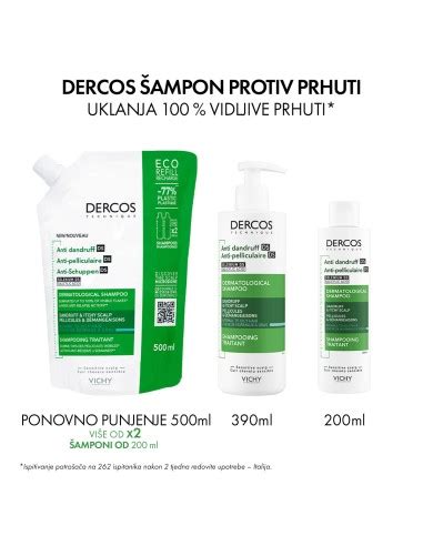 Vichy Dercos Šampon protiv prhuti za normalnu masnu kosu Količina ml 200 ml