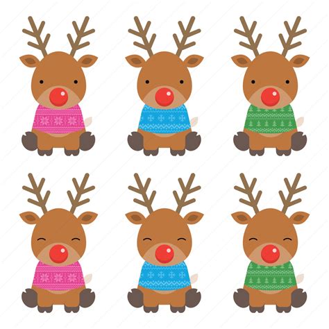 Reindeer Clipart / Christmas Clipart / Christmas Reindeer - Etsy UK