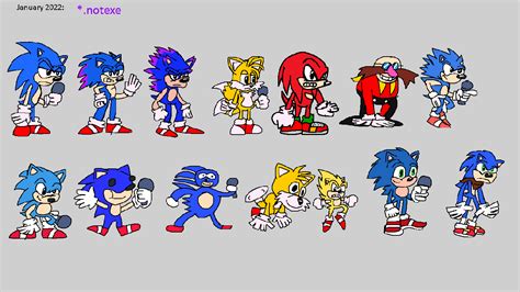 Sonic Exe Characters But Good Blank Template Imgflip