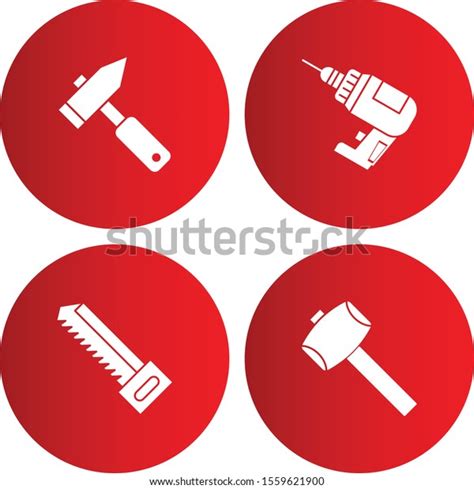 Set 4 Universal Pixel Perfect Icons Stock Vector Royalty Free 1559621900 Shutterstock