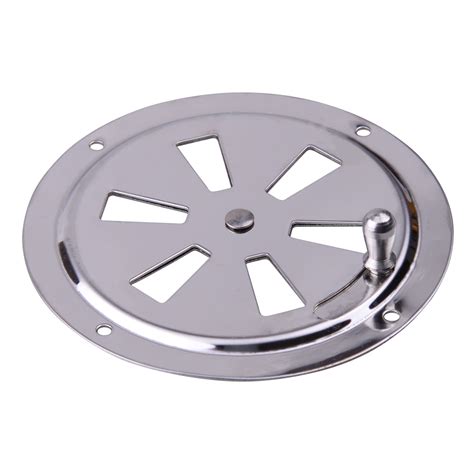 4 Stainless Steel Marine Air Vent Butterfly Boat Round Louvered Vent Ebay