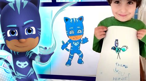 How To Draw Catboy Pj Masks Part 2 💙 Pj Masks Official Youtube