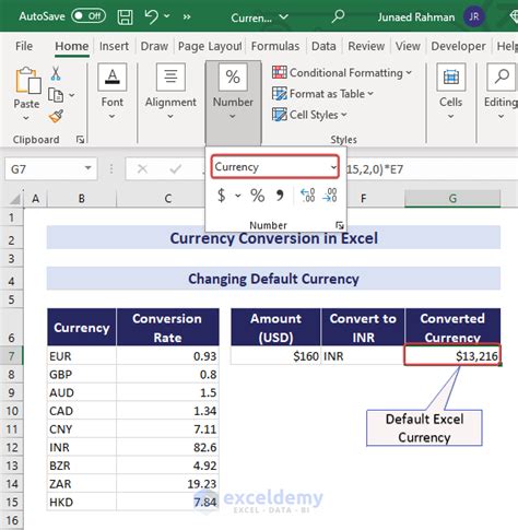 How To Convert Currencies In Excel Methods Exceldemy