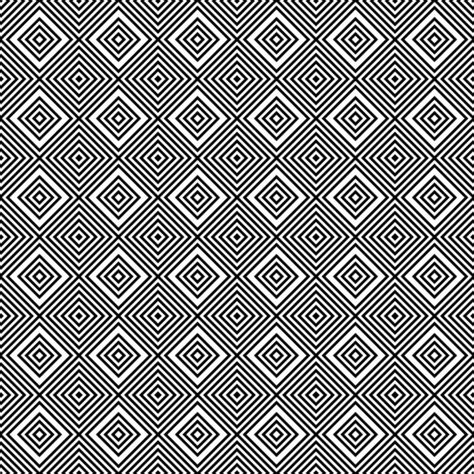 Seamless Geometric Texture In Op Art Design Stock Vector By Troyka