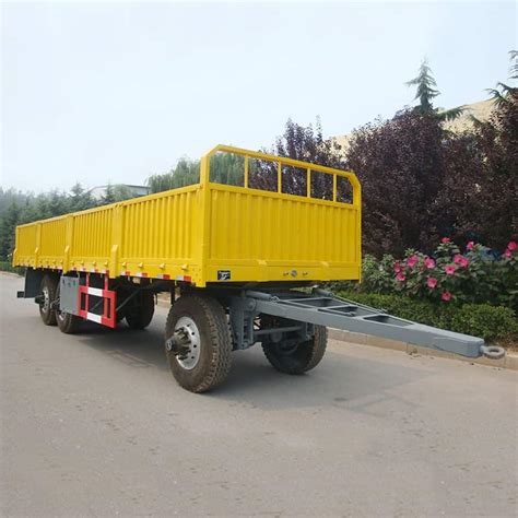 Drawbar Full Drop Side Wall Semi Truck Trailer For Sale Panda Mech