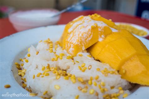 Thai Mango Sticky Rice Recipe Authentic Thai Street Food Style 2022