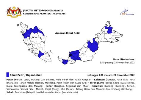 Bernama On Twitter Rt Metmalaysia Amaran Ribut Petir