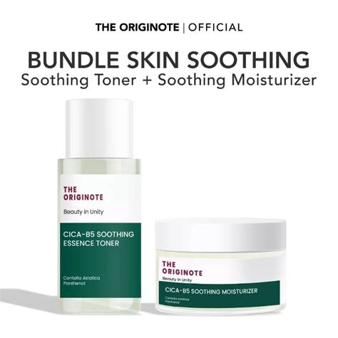 Jual The Originote Bundle Skin Soothing Toner Moisturizer Cica B5