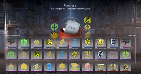 All PGL Copenhagen Major CS2 Sticker Capsules Legends Challengers