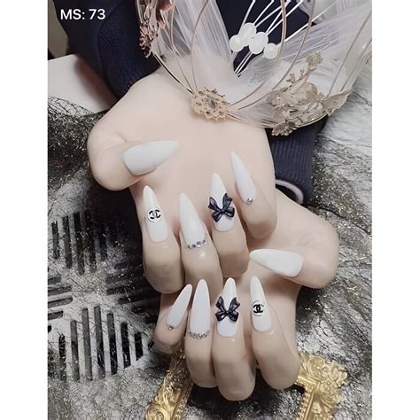 Bộ 24 móng Nails thiết kế mã 245 | Shopee Việt Nam