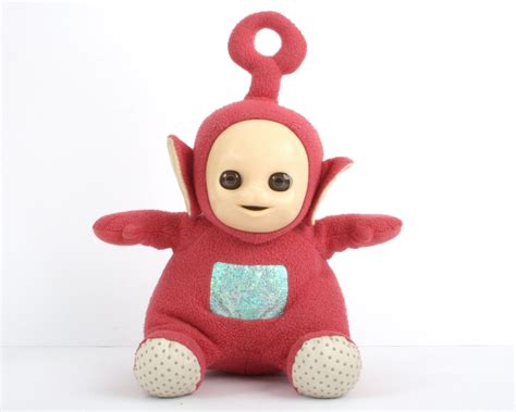 Teletubbies Talking Together RARE Teletubbie Toy Red Po Talks French