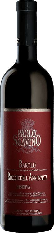 Paolo Scavino Rocche Dellannunziata Barolo Riserva Docg Single Vin