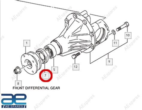 Avant Diff Rentiel Joint Pour Suzuki Samurai Sj Sj Jimny